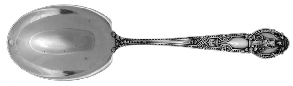 Renaissance (Sterling, 1905) Solid Smooth Berry/Casserole Spoon by Tiffany & CO SILVER-1