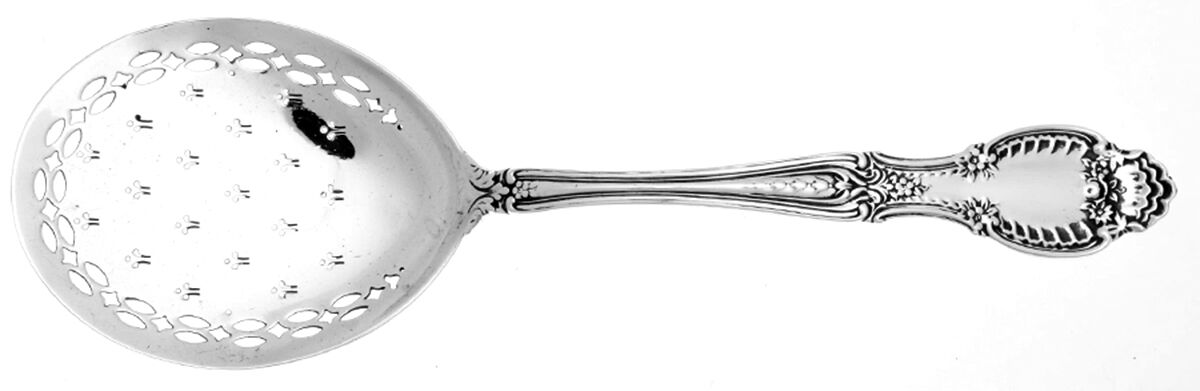 Richelieu (Sterling, 1892, No Monograms) Pierced Solid Egg Server by Tiffany & CO SILVER-1