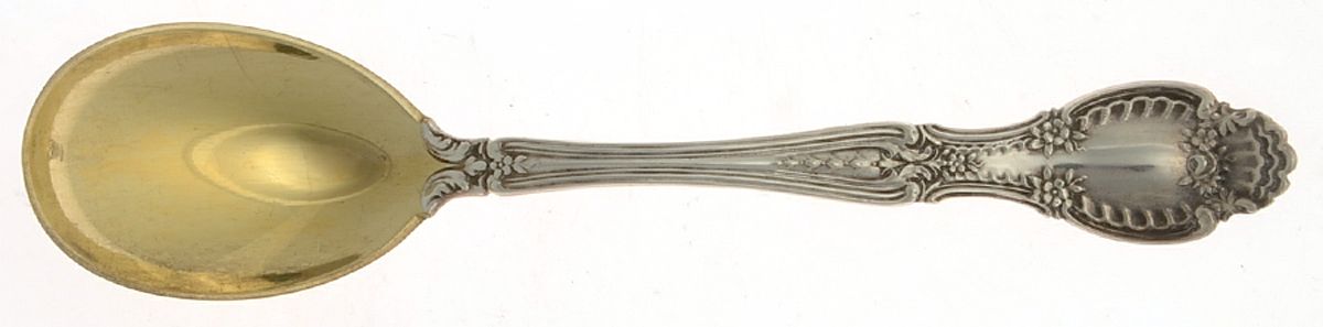 Richelieu (Sterling, 1892, Monograms) Egg Spoon by Tiffany & CO SILVER-1