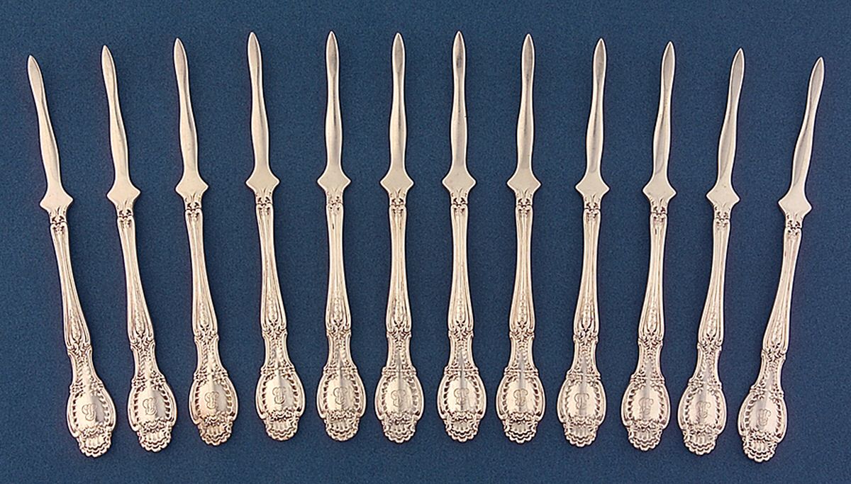 Richelieu (Sterling, 1892, No Monograms) (Set of 12) Nut Pick by Tiffany & CO SILVER-1