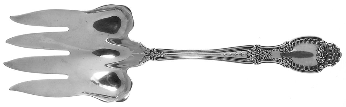 Richelieu (Sterling, 1892, No Monograms) Large Solid Fish Serving Fork by Tiffany & CO SILVER-1