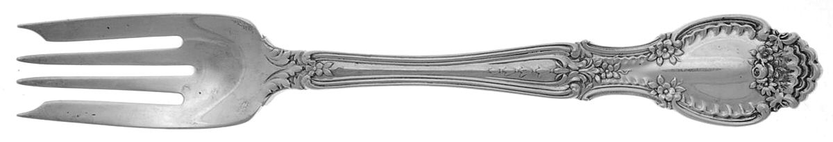 Richelieu (Sterling, 1892, No Monograms) Dessert Fork by Tiffany & CO SILVER-1