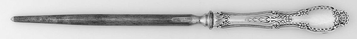 Richelieu (Sterling, 1892, No Monograms) Large Roast Steel Rod Knife Sharpener by Tiffany & CO SILVER-1