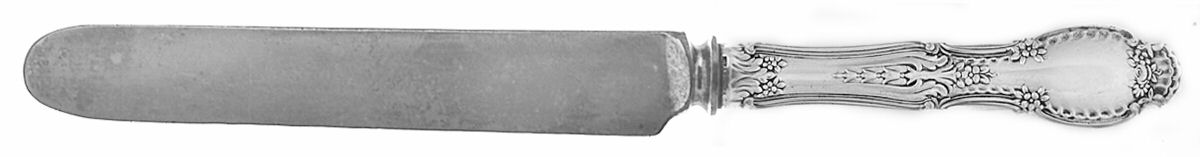Richelieu (Sterling, 1892, No Monograms) Blunt Hollow Handle Knife W/Bolster by Tiffany & CO SILVER-1