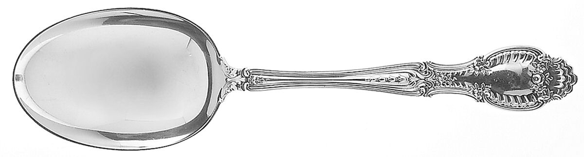 Richelieu (Sterling, 1892, No Monograms) Vegetable Serving Spoon (Solid) by Tiffany & CO SILVER-1