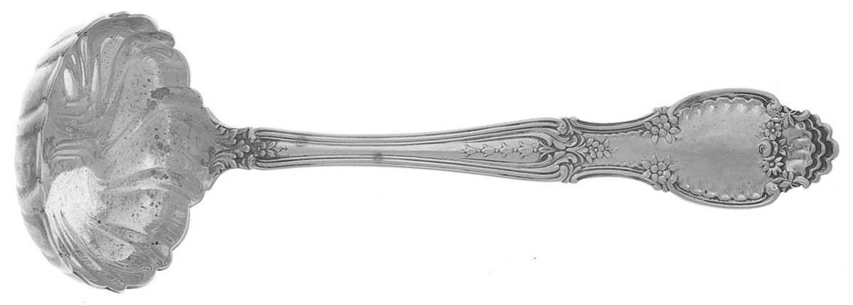 Richelieu (Sterling, 1892, No Monograms) Solid Gravy Ladle with Fluted Bowl by Tiffany & CO SILVER-1