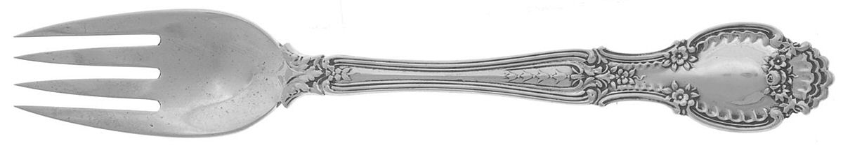 Richelieu (Sterling, 1892, No Monograms) Individual Solid Fish Fork by Tiffany & CO SILVER-1