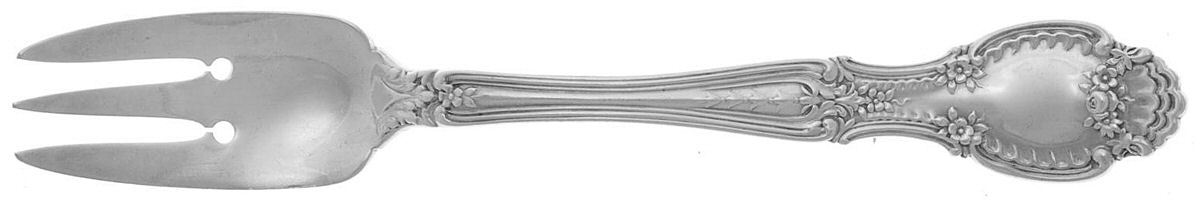 Richelieu (Sterling, 1892, No Monograms) 3-Tine Salad Fork by Tiffany & CO SILVER-1