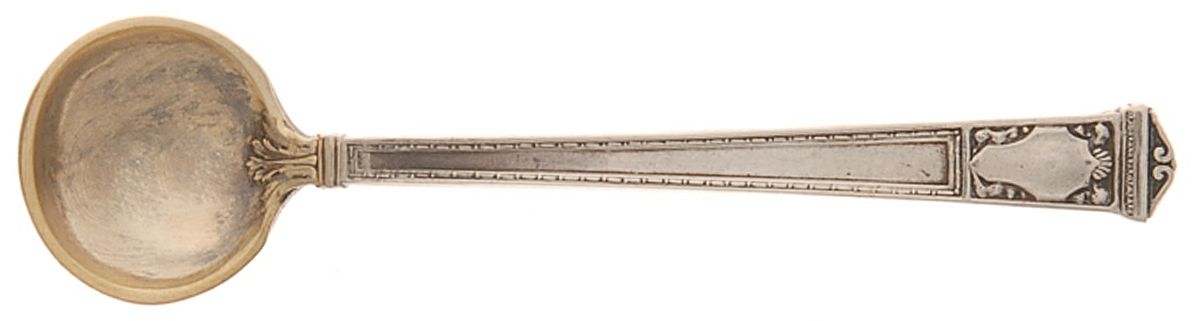 San Lorenzo (Sterling, 1916) Individual Salt Spoon by Tiffany & CO SILVER-1