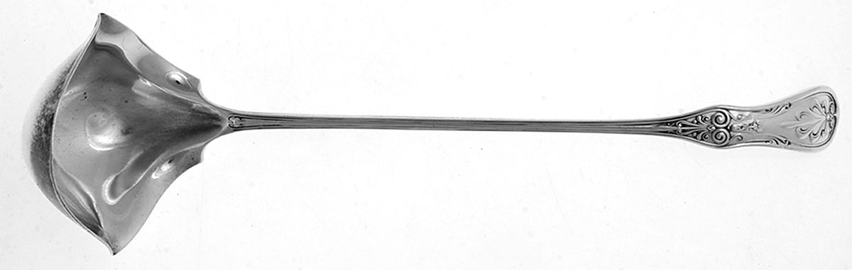 Saratoga (Sterling, 1870, No Monograms) Oyster Ladle with Double Lipped Bowl by Tiffany & CO SILVER-1