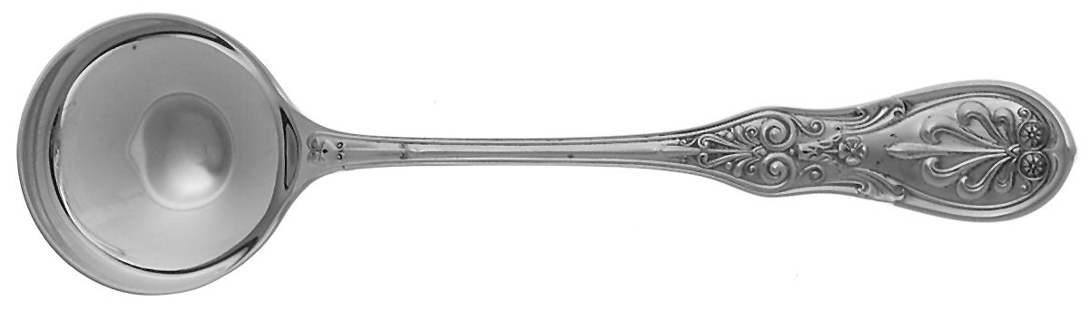 Saratoga (Sterling, 1870, No Monograms) Round Bowl Soup Spoon (Bouillon) by Tiffany & CO SILVER-1