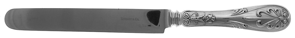 Saratoga (Sterling, 1870, No Monograms) Blunt Hollow Knife with Bolster by Tiffany & CO SILVER-1