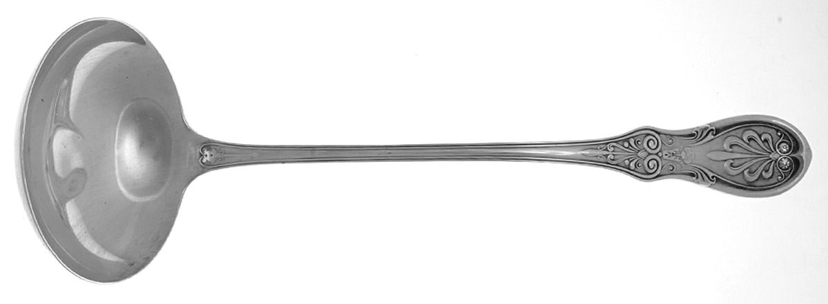 Saratoga (Sterling, 1870, No Monograms) Solid Soup Ladle by Tiffany & CO SILVER-1