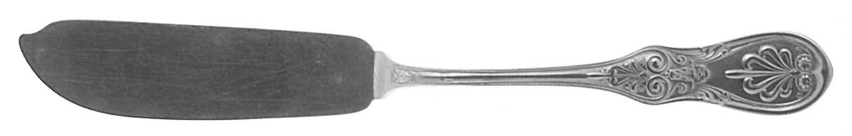Saratoga (Sterling, 1870, No Monograms) Flat Handle Master Butter Knife by Tiffany & CO SILVER-1