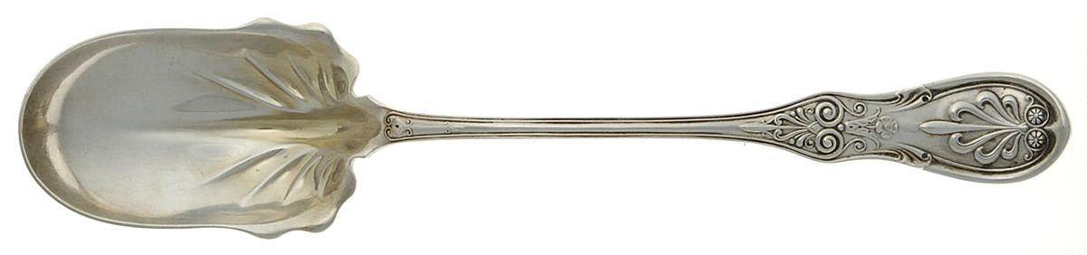 Saratoga (Sterling, 1870, No Monograms) Oversize Solid Salad Serving Spoon by Tiffany & CO SILVER-1