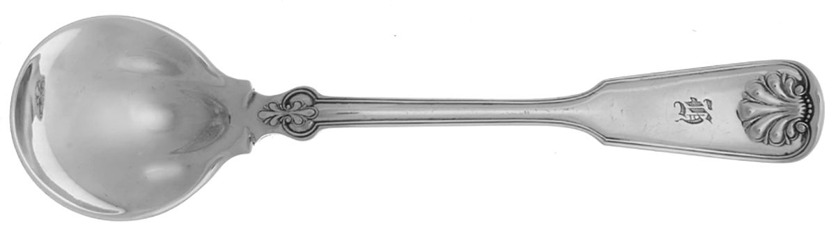 Shell & Thread (Sterling, 1905, No Monograms) Old Style Ice Cream Spoon by Tiffany & CO SILVER-1