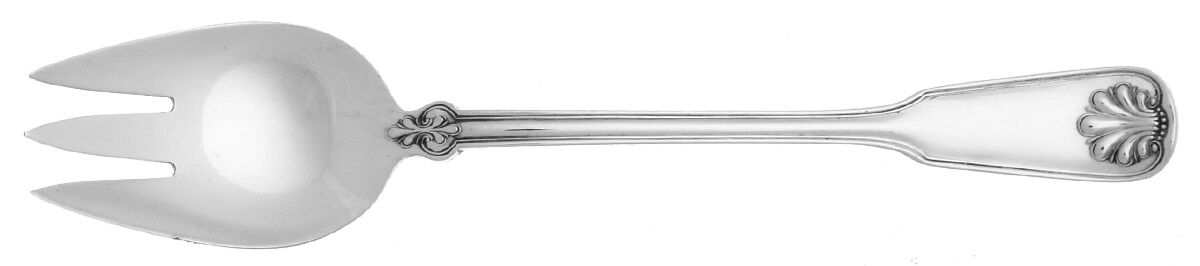 Shell & Thread (Sterling, 1905, No Monograms) Large Individual Terrapin Fork by Tiffany & CO SILVER-1