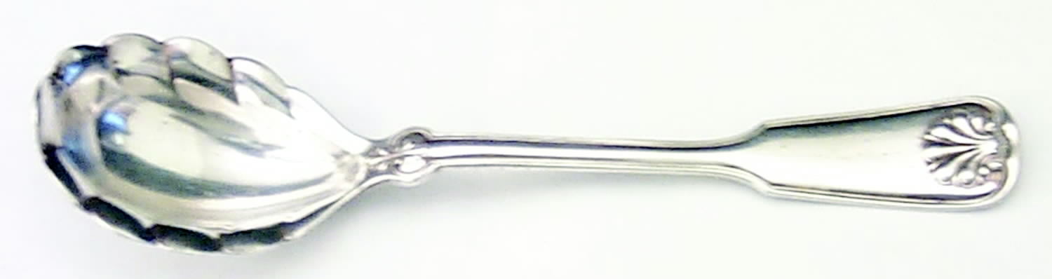 Shell & Thread (Sterling, 1905, No Monograms) Sugar Shell Spoon by Tiffany & CO SILVER-1