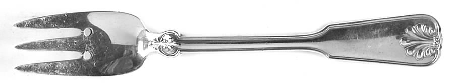 Shell & Thread (Sterling, 1905, No Monograms) 3-Tine Salad Fork by Tiffany & CO SILVER-1