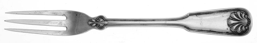 Shell & Thread (Sterling, 1905, No Monograms) Strawberry Fork by Tiffany & CO SILVER-1