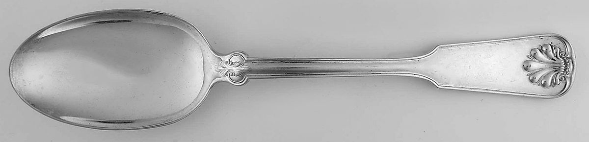 Shell & Thread (Sterling, 1905, No Monograms) Tablespoon (Serving Spoon) by Tiffany & CO SILVER-1