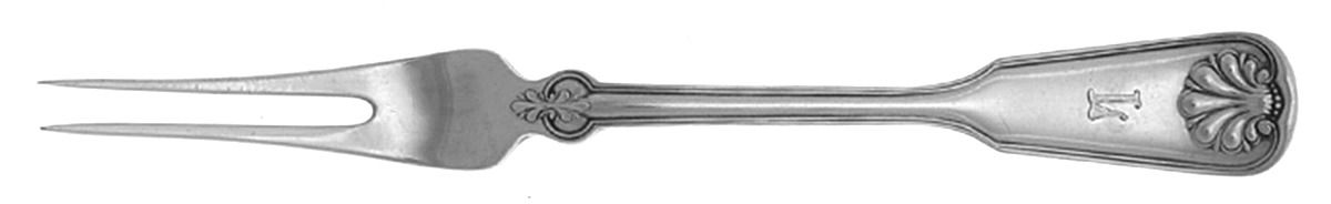 Shell & Thread (Sterling, 1905, No Monograms) Individual Solid Fruit Fork by Tiffany & CO SILVER-1