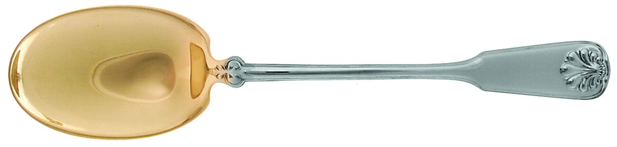 Shell & Thread (Sterling, 1905, No Monograms) Solid Salad Serving Spoon by Tiffany & CO SILVER-1