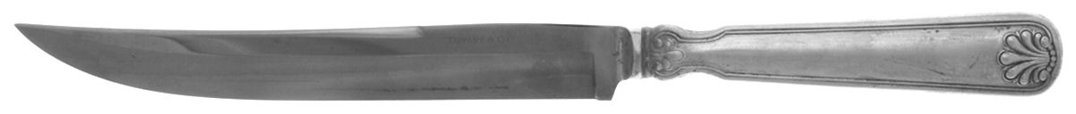 Shell & Thread (Sterling, 1905, No Monograms) Knife-Carving/Sm-Stn Bld/Steak by Tiffany & CO SILVER-1