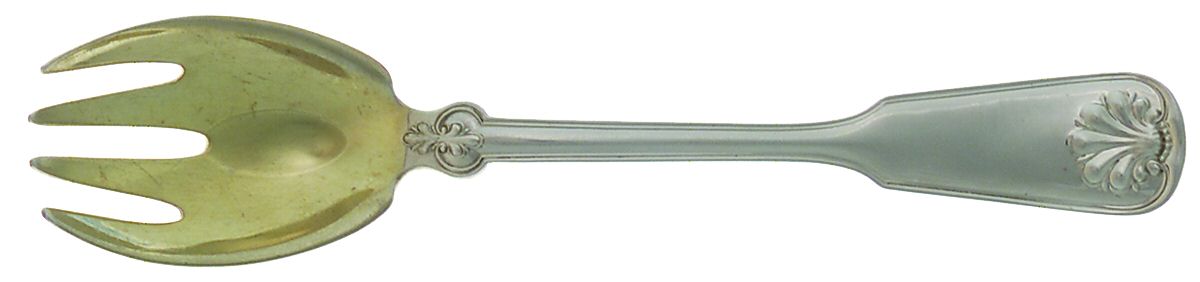 Shell & Thread (Sterling, 1905, No Monograms) Ice Cream Fork by Tiffany & CO SILVER-1