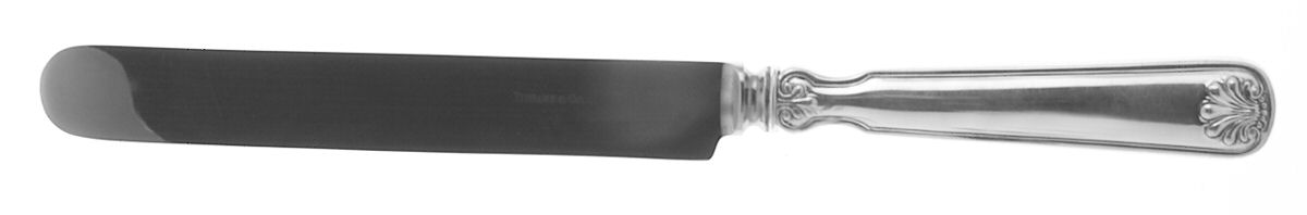 Shell & Thread (Sterling, 1905, No Monograms) Blunt Hollow Knife with Bolster by Tiffany & CO SILVER-1