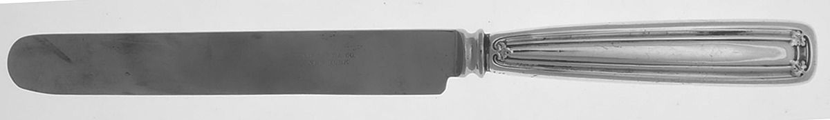 St. Dunstan (Sterling, 1909, No Monograms) Blunt Hollow Table Knife with Bolster by Tiffany & CO SILVER-1