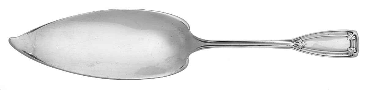 St. Dunstan (Sterling, 1909, No Monograms) 2 Piece Large Solid Fish Serving Set by Tiffany & CO SILVER-1
