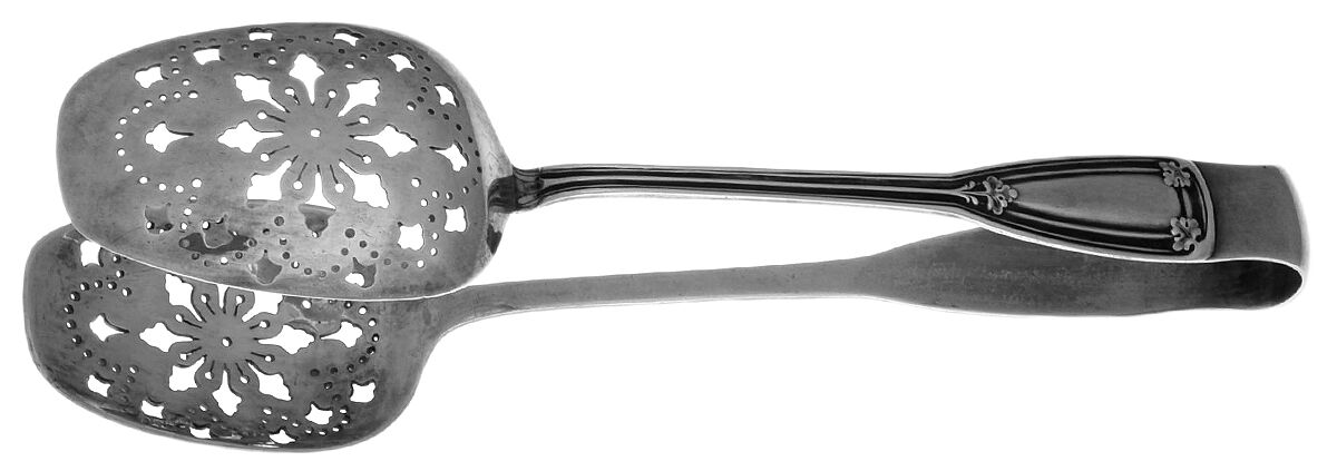 St. Dunstan (Sterling, 1909, No Monograms) Large Ice Serving Tongs with Bowl Tips by Tiffany & CO SILVER-1