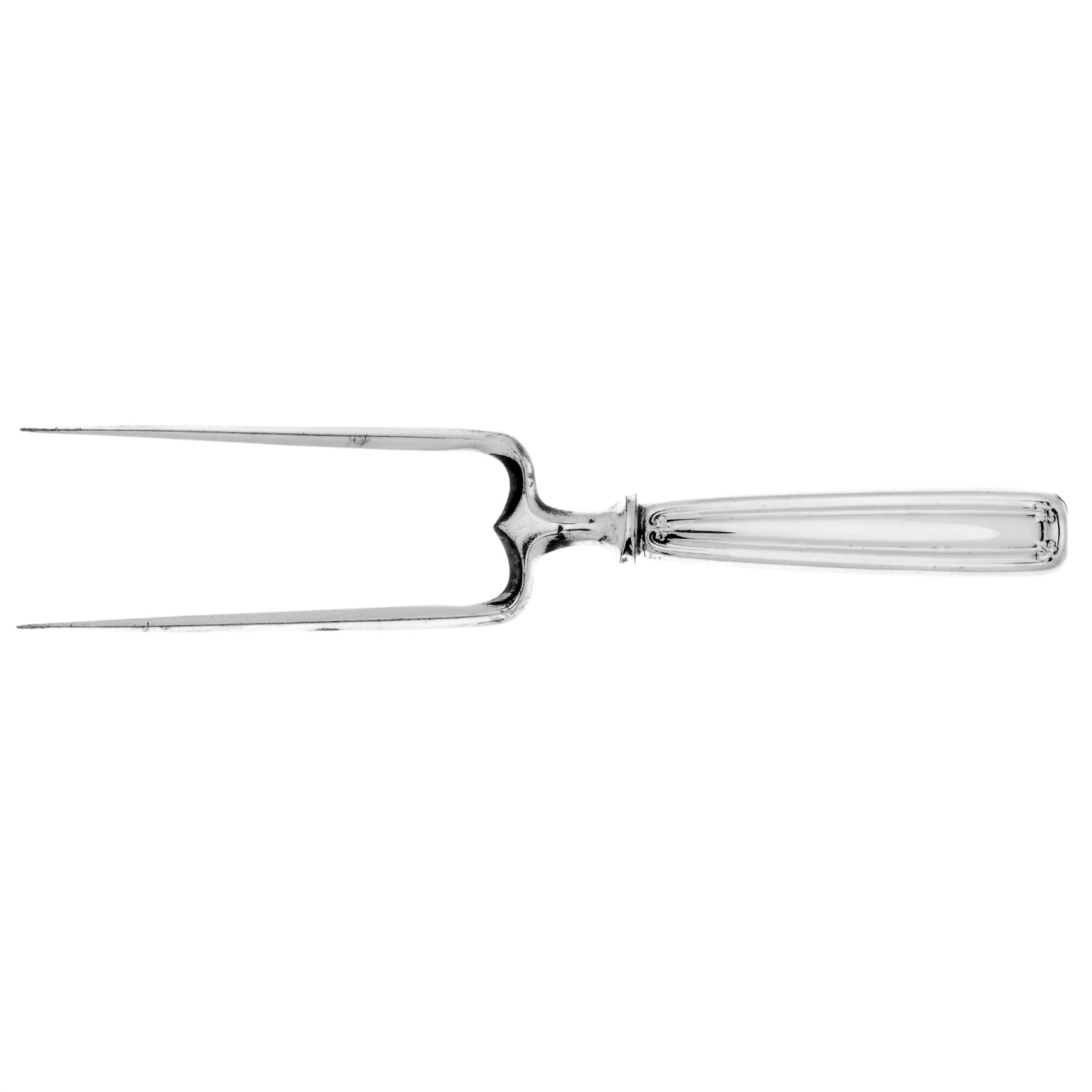 St. Dunstan (Sterling, 1909, No Monograms) Large Joint/Roast Holder Fork by Tiffany & CO SILVER-1