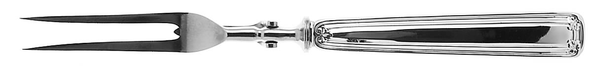St. Dunstan (Sterling, 1909, No Monograms) Large Stainless-Prong Roast Carving Fork by Tiffany & CO SILVER-1