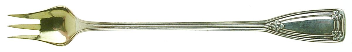 St. Dunstan (Sterling, 1909, No Monograms) Oyster Fork by Tiffany & CO SILVER-1
