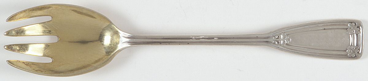 St. Dunstan (Sterling, 1909, No Monograms) Ice Cream Fork by Tiffany & CO SILVER-1
