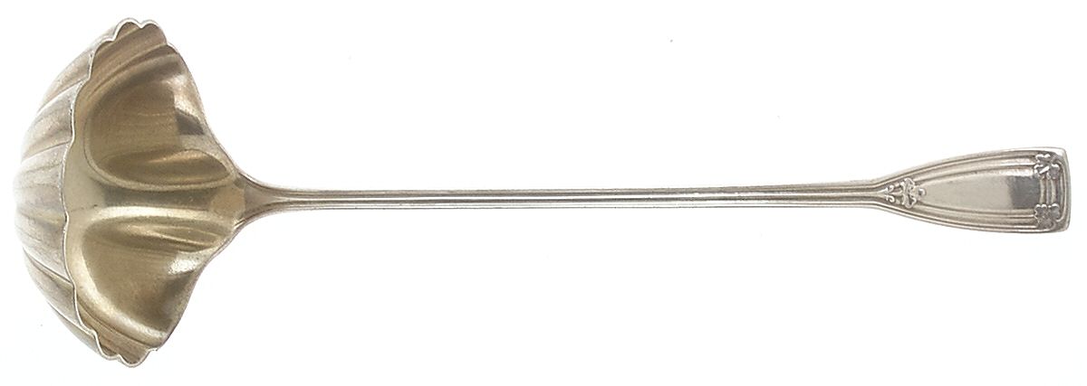 St. Dunstan (Sterling, 1909, No Monograms) Long Hemispherical Cream Ladle by Tiffany & CO SILVER-1