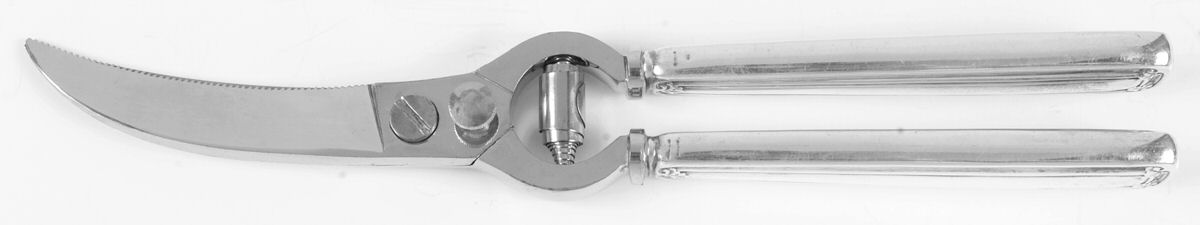 St. Dunstan (Sterling, 1909, No Monograms) Poultry Shears with Stainless Blades by Tiffany & CO SILVER-1