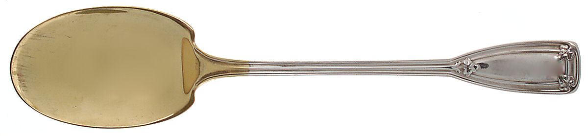 St. Dunstan (Sterling, 1909, No Monograms) Solid Salad Serving Spoon by Tiffany & CO SILVER-1