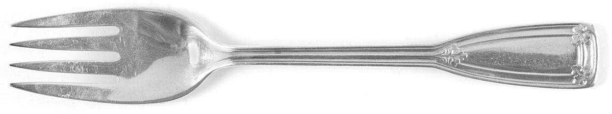 St. Dunstan (Sterling, 1909, No Monograms) Individual Solid Fish Fork by Tiffany & CO SILVER-1