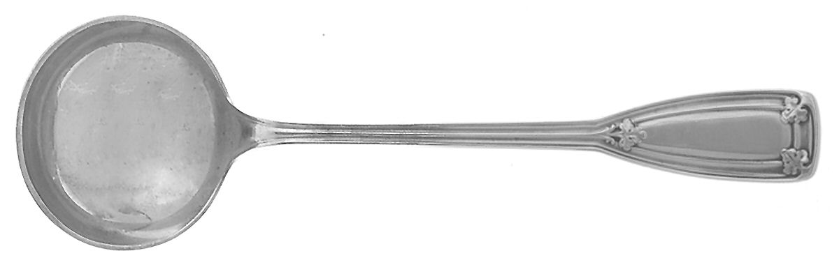 St. Dunstan (Sterling, 1909, No Monograms) Round Bowl Soup Spoon (Bouillon) by Tiffany & CO SILVER-1