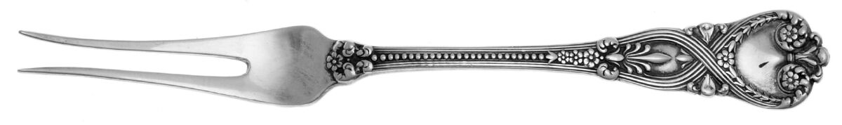 St. James (Sterling, 1898, No Monograms) Individual Solid Fruit Fork by Tiffany & CO SILVER-1