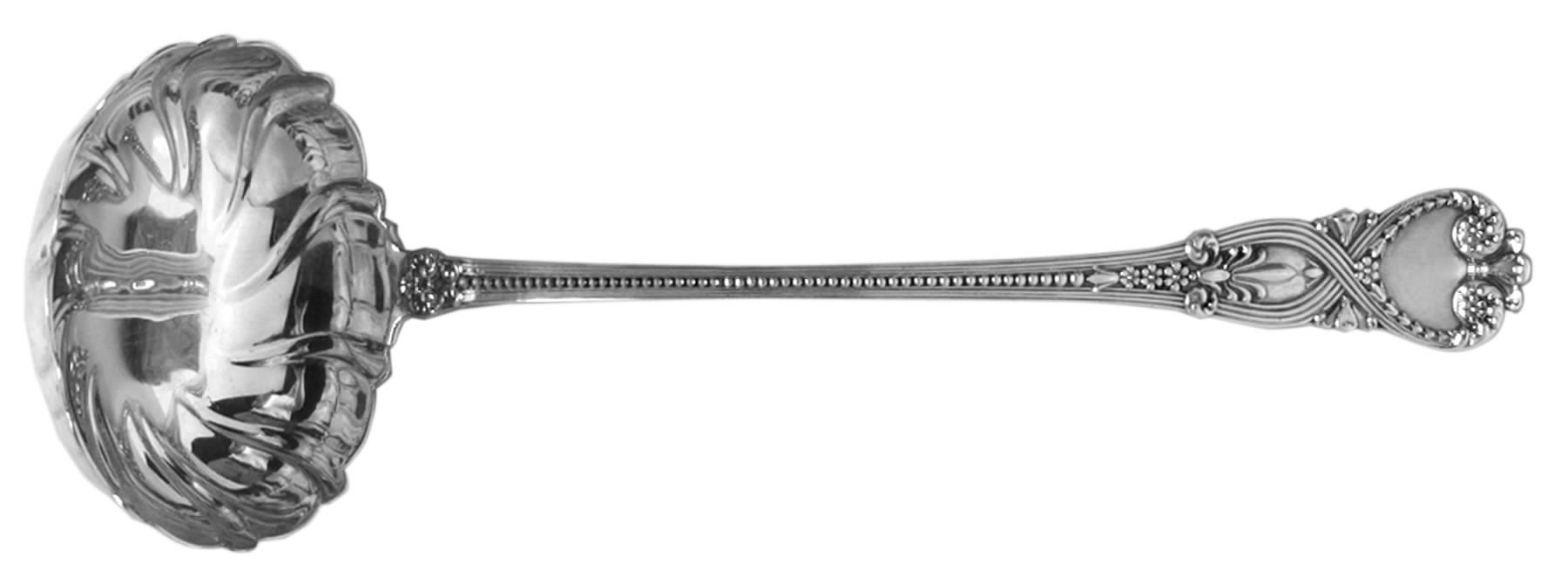 St. James (Sterling, 1898, No Monograms) Solid Soup Ladle by Tiffany & CO SILVER-1