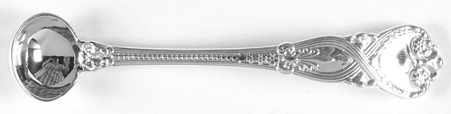 St. James (Sterling, 1898, No Monograms) Mustard Spoon by Tiffany & CO SILVER-1