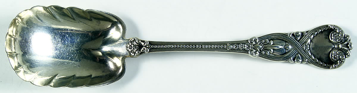 St. James (Sterling, 1898, No Monograms) Large Preserve Spoon by Tiffany & CO SILVER-1