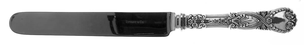 St. James (Sterling, 1898, No Monograms) Blunt Hollow Knife with Bolster by Tiffany & CO SILVER-1