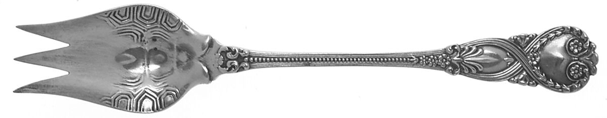 St. James (Sterling, 1898, No Monograms) Large Individual Terrapin Fork by Tiffany & CO SILVER-1