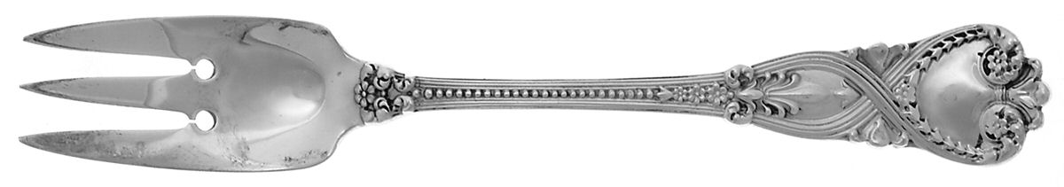 St. James (Sterling, 1898, No Monograms) 3-Tine Salad Fork by Tiffany & CO SILVER-1