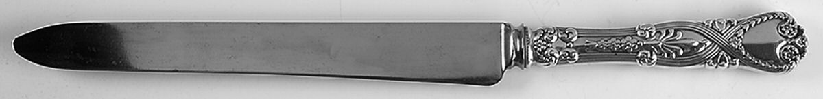 St. James (Sterling, 1898, No Monograms) Large Stainless Blade Roast Carving Knife by Tiffany & CO SILVER-1